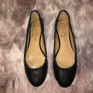 Jessica Simpson Black Flats